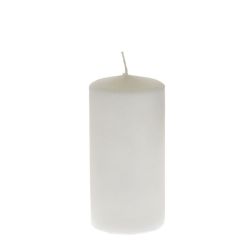 Κερί Κύλινδρος Λευκό 7x14cm