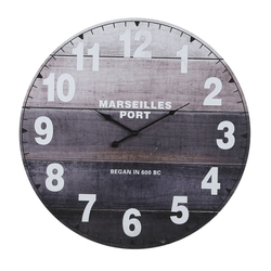 Ρολόι Τοίχου Ξύλινο Φ60cm - 28976541