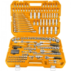 Εργαλεία Χειρός & Καρυδάκια Σετ 216Τεμ Ingco - HKTHP22161