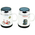 Κούπα Κεραμική Με Γυάλινο Καπάκι 7.5 x 13cm Viosarp - 5206753018841