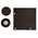 Κάλυμμα Μπαλκονιού Rattan Καφέ & Μαύρο Με Μεταλλικές Οπές 1x3m Rattanart - SG03610RD06