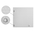 Κάλυμμα Μπαλκονιού Rattan Λευκό Με Μεταλλικές Οπές 0.9x3m Rattanart - SG03613RD07