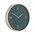 Ρολόι Τοίχου Πετρόλ Με Χρυσές Λεπτομέρειες Φ30cm - 28976466
