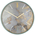 Ρολόι Τοίχου Γκρι Με Χρυσά Νερά Φ30cm - 28976467