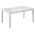 Τραπέζι Τύπου Rattan Λευκό 70x100cm Viosarp - 5206753039488