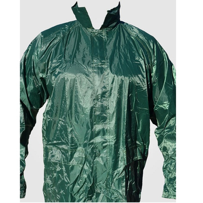 Αδιάβροχη Καπαρντίνα PVC Με Kουκούλα Πράσινη Rain