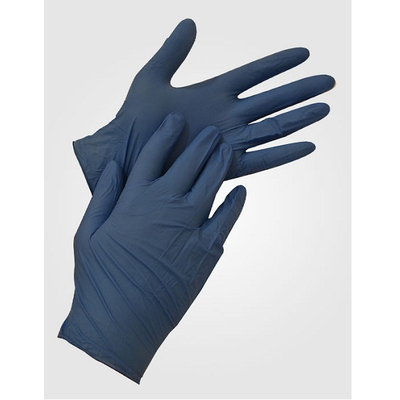 Γάντια Νιτριλίου Μιας Χρήσης Μπλε 5.5g Nitrile Plus