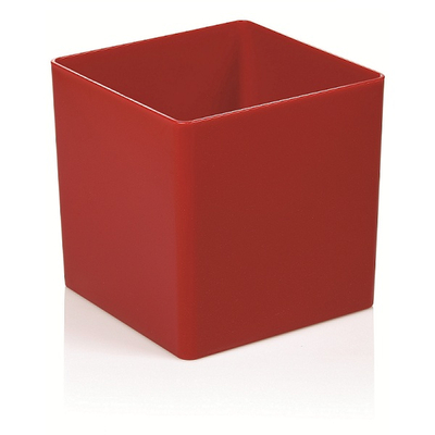 Γλάστρα Τετράγωνη 15cm Κόκκινη