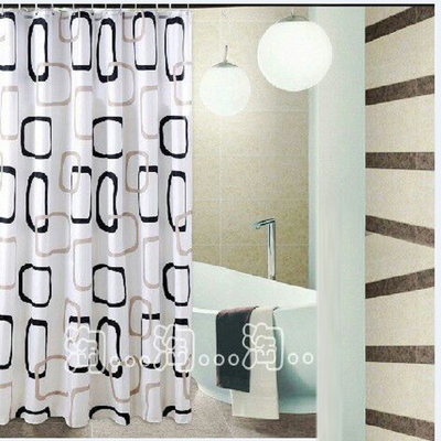 Κουρτίνα Μπάνιου Ύφασμα (Κρίκοι) 180x200
