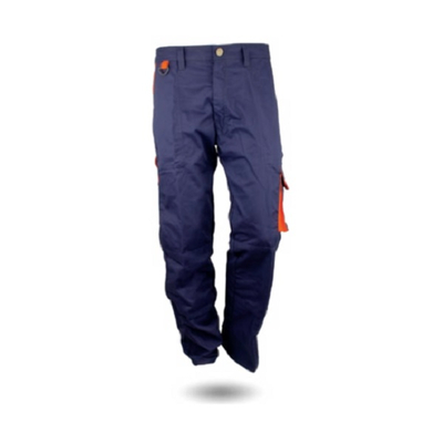 Παντελόνι Εργασίας Μπλε - Πορτοκαλί 270g/m2 GLX30