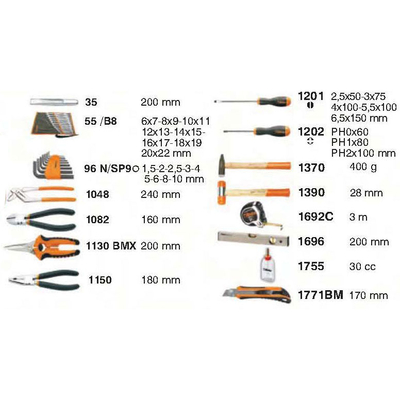 Τσάντα Εργαλείων C10 Με 36 Εργαλεία BETA - 345BA021100100