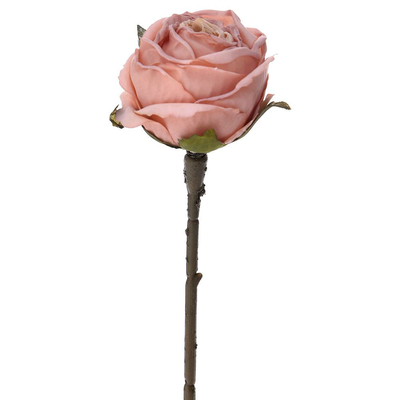 Ροζ Τριαντάφυλλο Με Κλαδί 30cm - 28973990