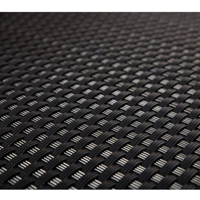 Κάλυμμα Μπαλκονιού Rattan Μαύρο Με Μεταλλικές Οπές 0.9x5m Rattanart - SG03614RD4