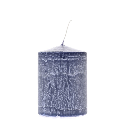 Κερί Κύλινδρος Μπλε Frosted 7x10cm - 28976367