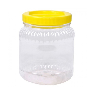 Πλαστικό Δοχείο Με Κίτρινο Καπάκι 1lt Homeex - 5200708100452