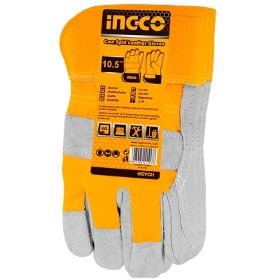 Γάντια Δερμάτινα Μόσχου XL Ingco - HGVC01P-XL