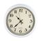 Ρολόι Τοίχου Πλαστικό Λευκό Φ30cm - 90100570111