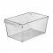 Κουτί Οργάνωσης Πλαστικό Διάφανο Ορθογώνιο Qlux - 8693395008915
