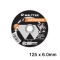 Δίσκος Λείανσης Σιδήρου / INOX 125x6.0mm WALTTER - 1256022