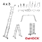 Πολυμορφική Σκάλα Αλουμινίου 4x3m Gehock - 9351370